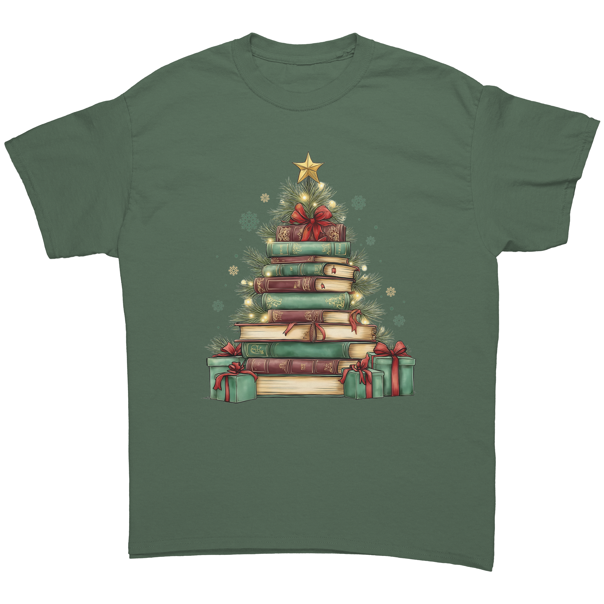 Book_Tree_Christmas_Shirt__Minimalist_H_Military_Green_Front_Mockup.png