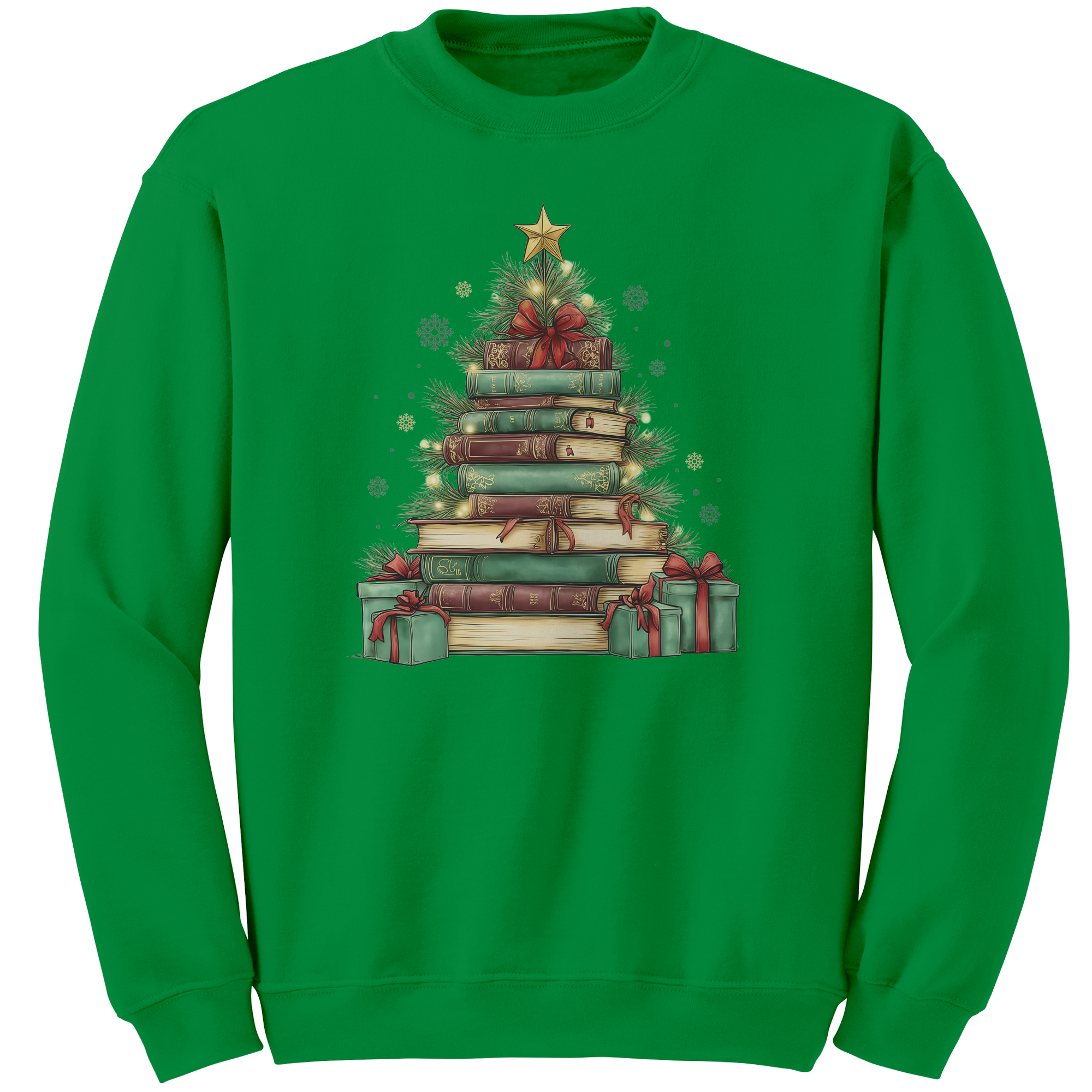 Book_Tree_Christmas_Sweatshirt__Minimal_Irish_Green_Mockup.png