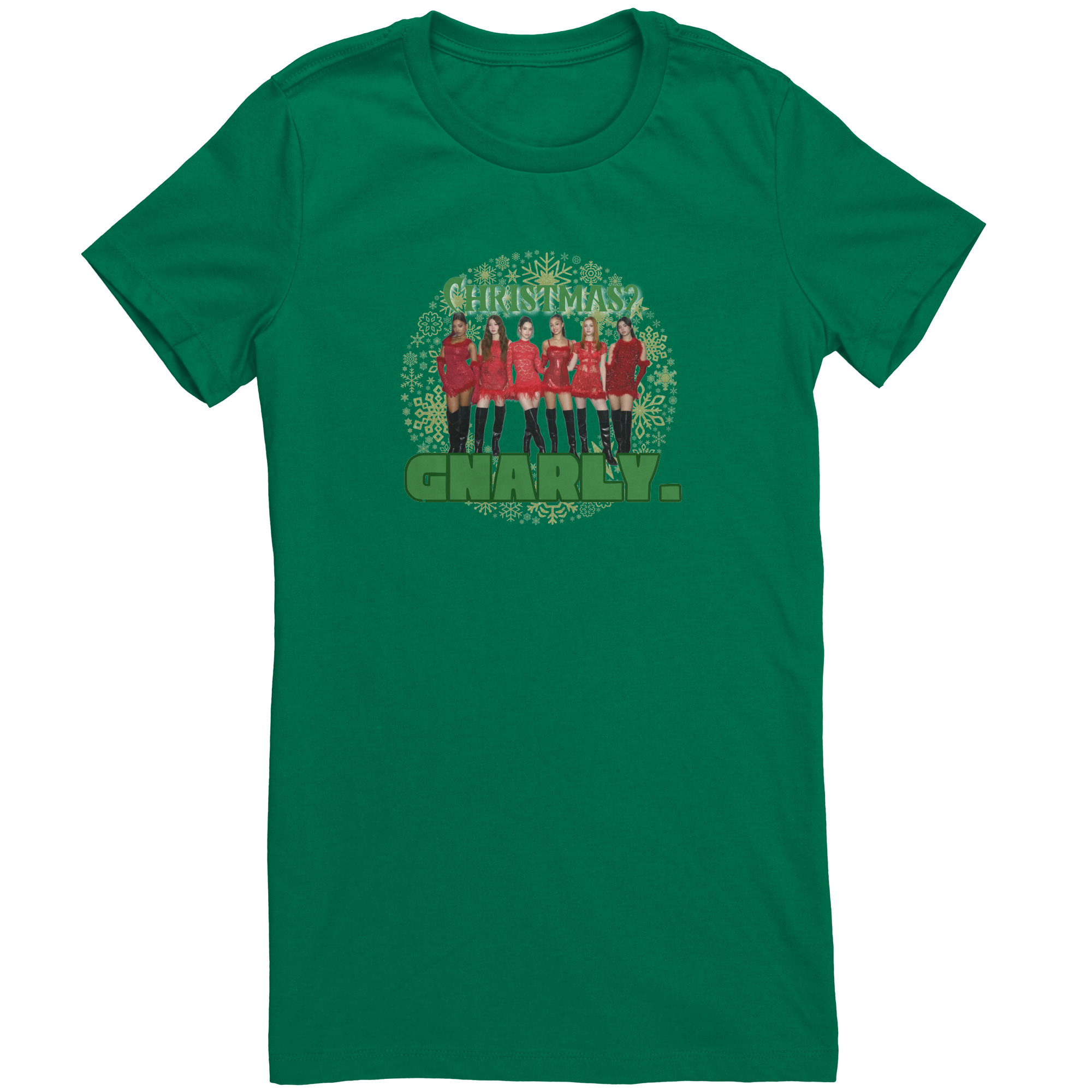 Christmas_Gnarly_Fitted_Katseye_Tee___Kelly_Mockup.png