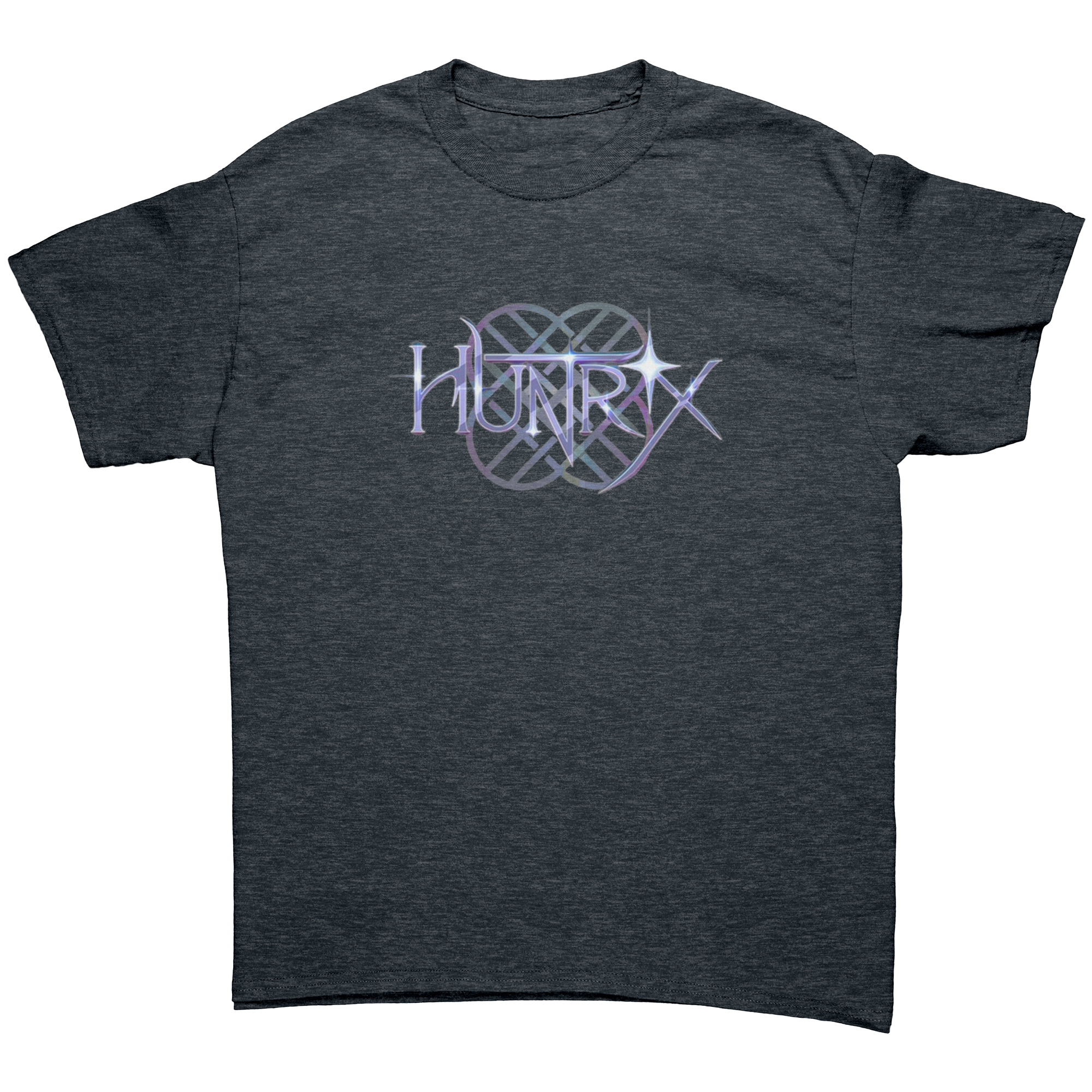Huntrix_T-Shirt__Futuristic_Demon_Hun_Dark_Heather_Mockup.png