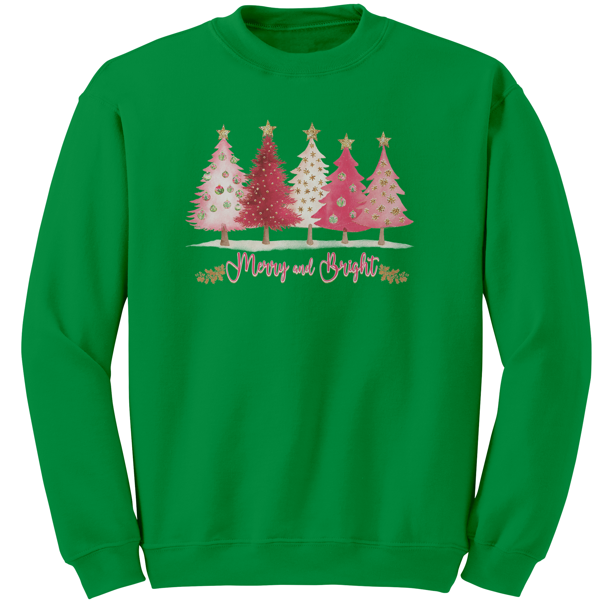 Merry_and_Bright_Christmas_Sweatshirt___Irish_Green_Mockup.png