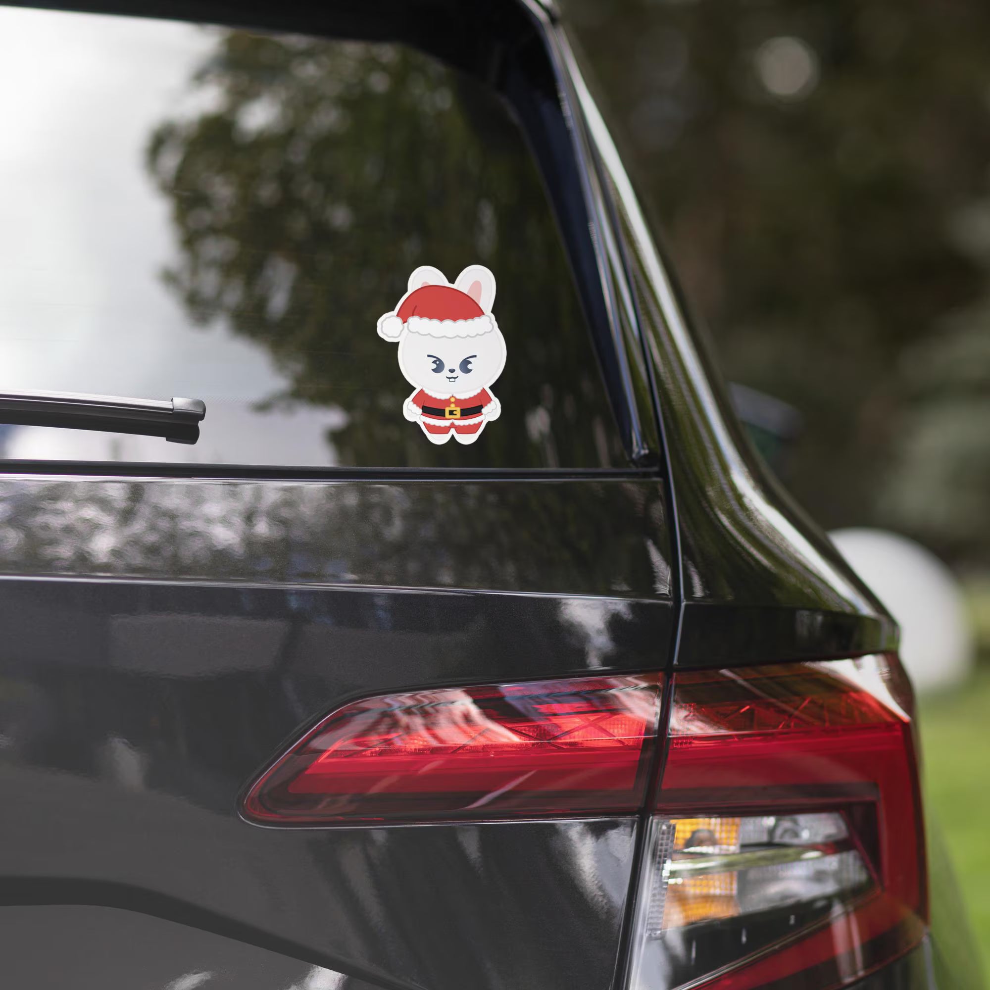 Leebit Santa Sticker • SKZOO Lee Know Christmas Vinyl Decal