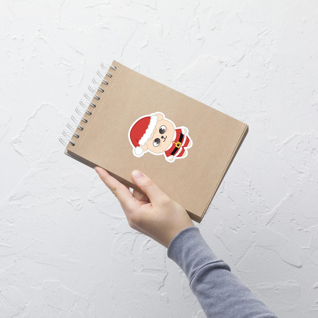 PuppyM Santa Sticker • SKZOO Christmas Puppy • Seungmin Holiday Vinyl Sticker