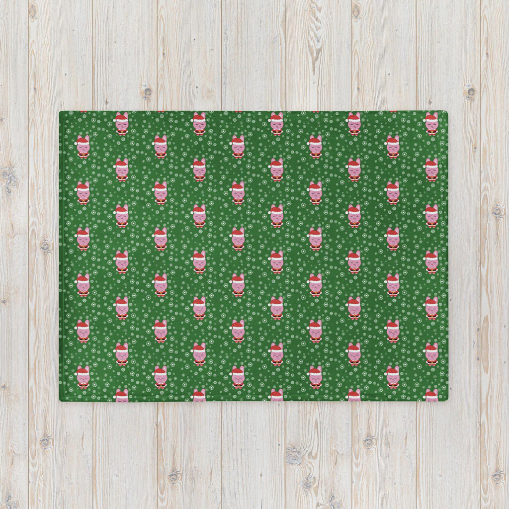 Dwaekki Santa Blanket – SKZOO Christmas Blanket – Cozy Holiday K-Pop Throw