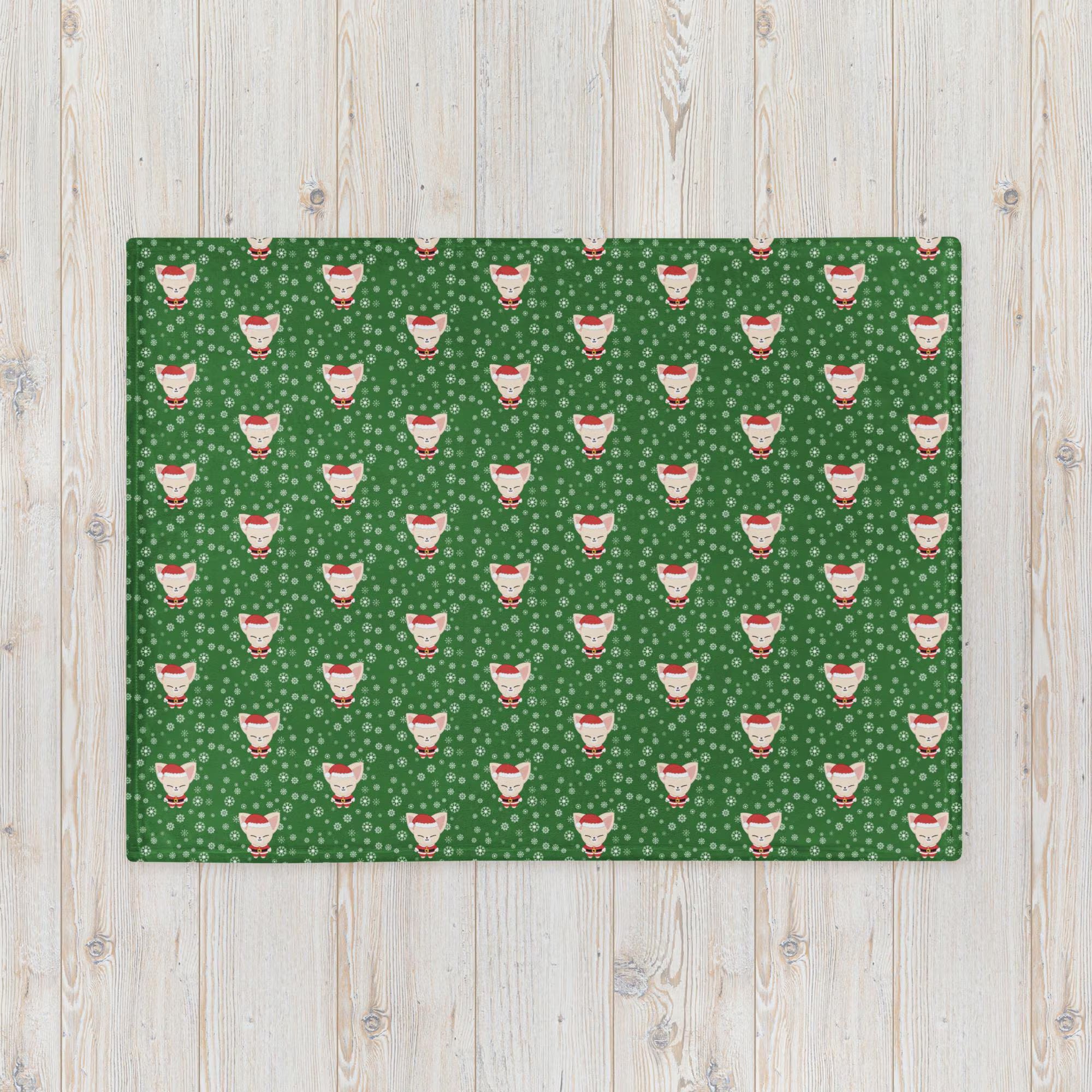 FoxI.Ny Santa Blanket – SKZOO Christmas Blanket – Cozy Holiday K-Pop Throw