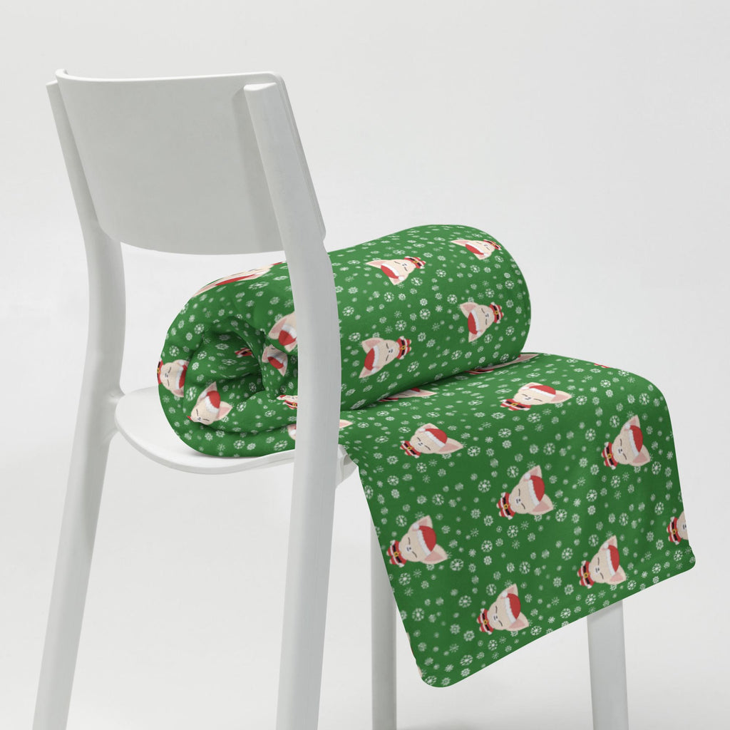 FoxI.Ny Santa Blanket – SKZOO Christmas Blanket – Cozy Holiday K-Pop Throw