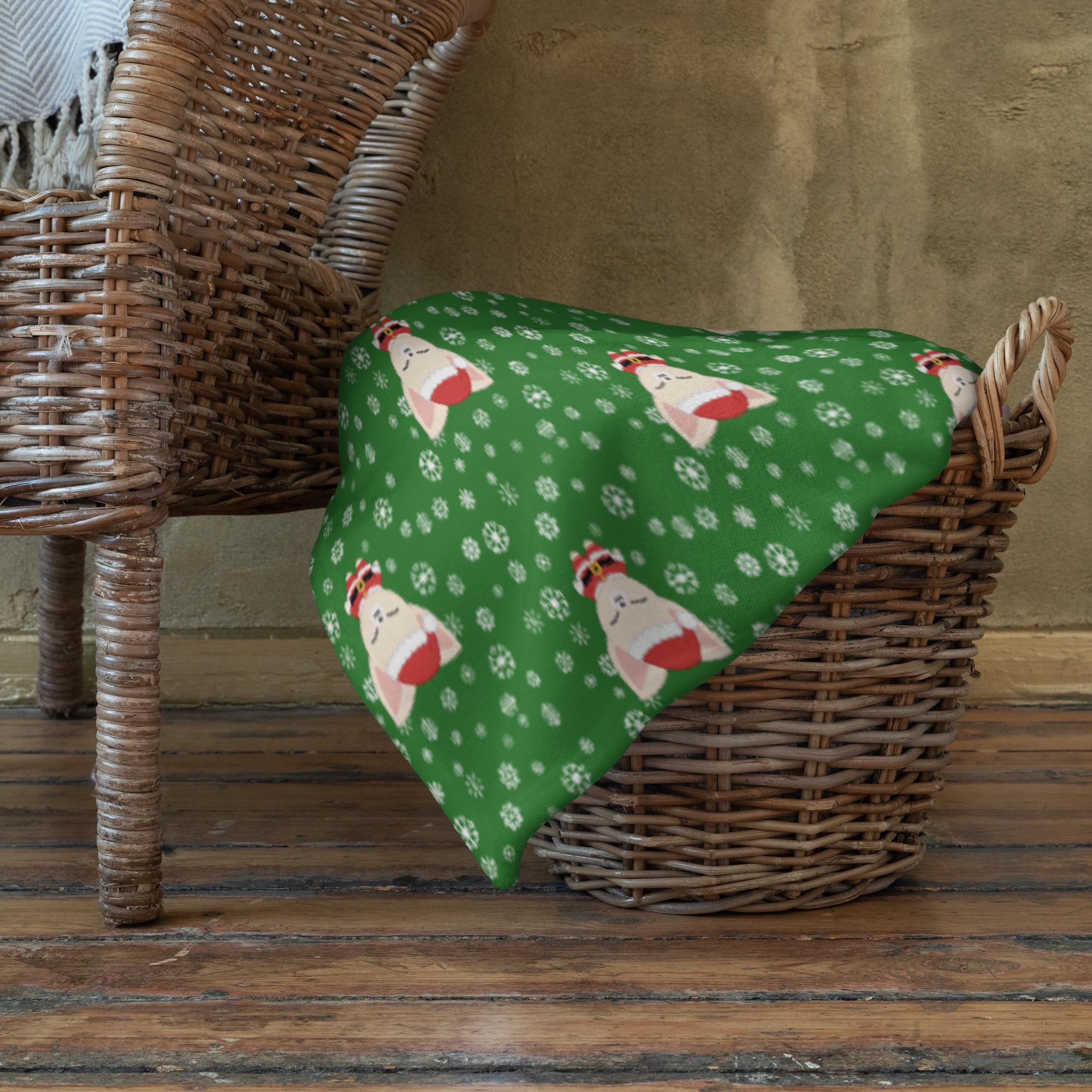 FoxI.Ny Santa Blanket – SKZOO Christmas Blanket – Cozy Holiday K-Pop Throw