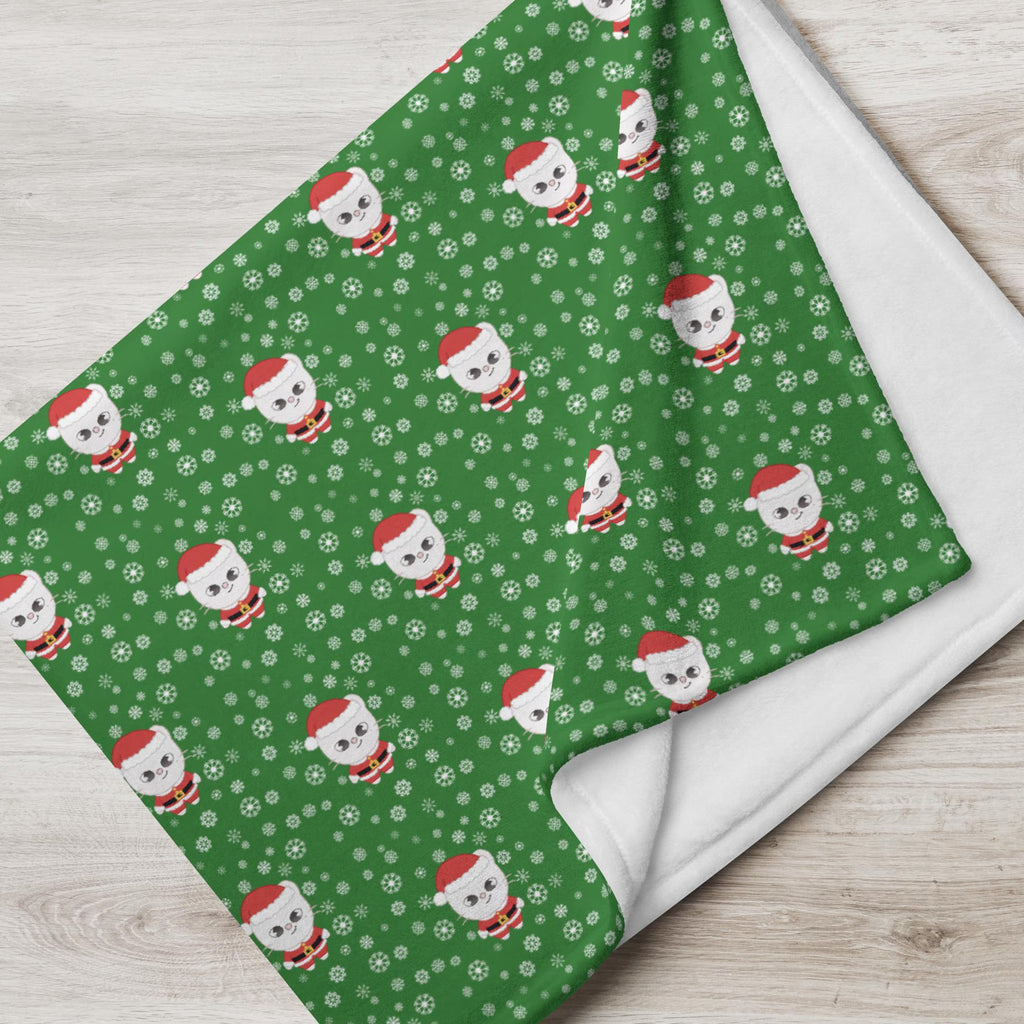 Jiniret Santa Blanket – SKZOO Christmas Blanket – Hyunjin Holiday K-Pop Throw