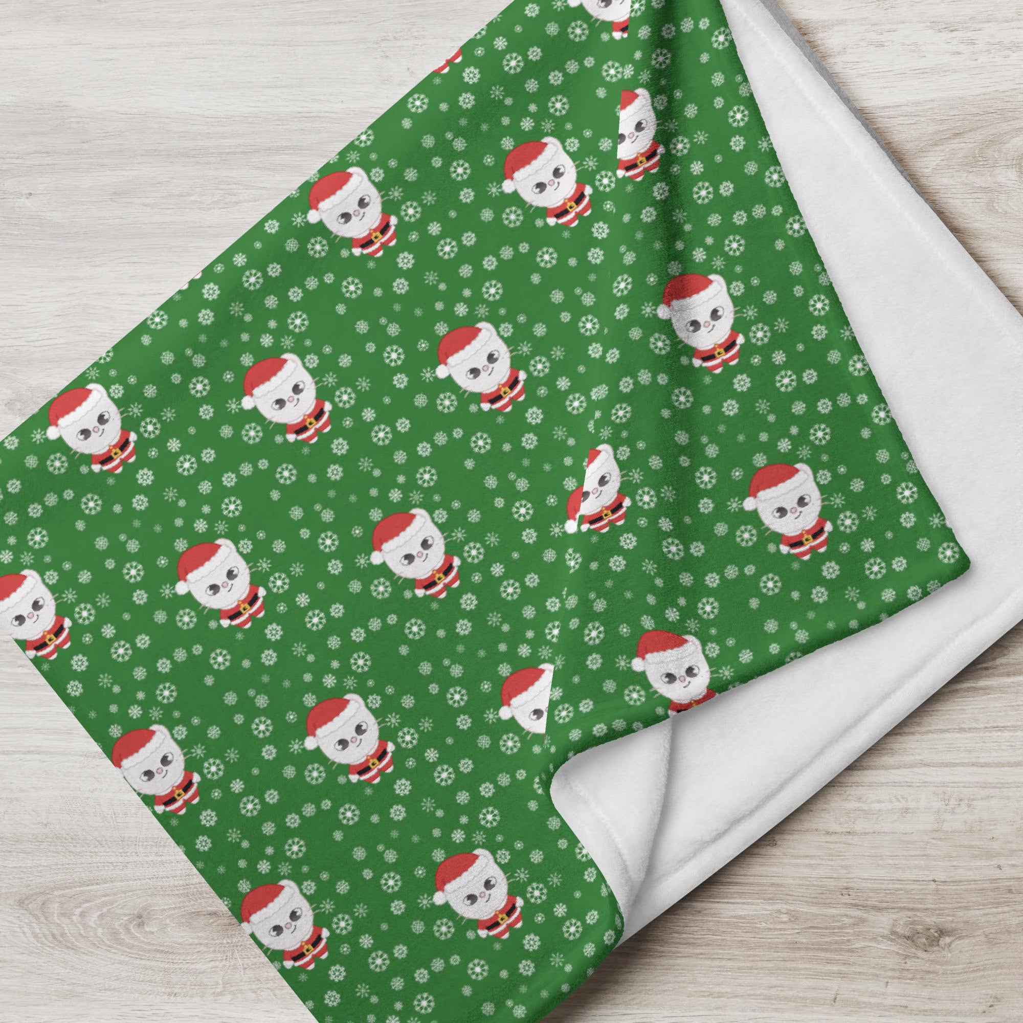Jiniret Santa Blanket – SKZOO Christmas Blanket – Hyunjin Holiday K-Pop Throw