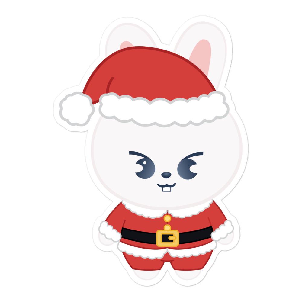 Leebit Santa Sticker • SKZOO Lee Know Christmas Vinyl Decal
