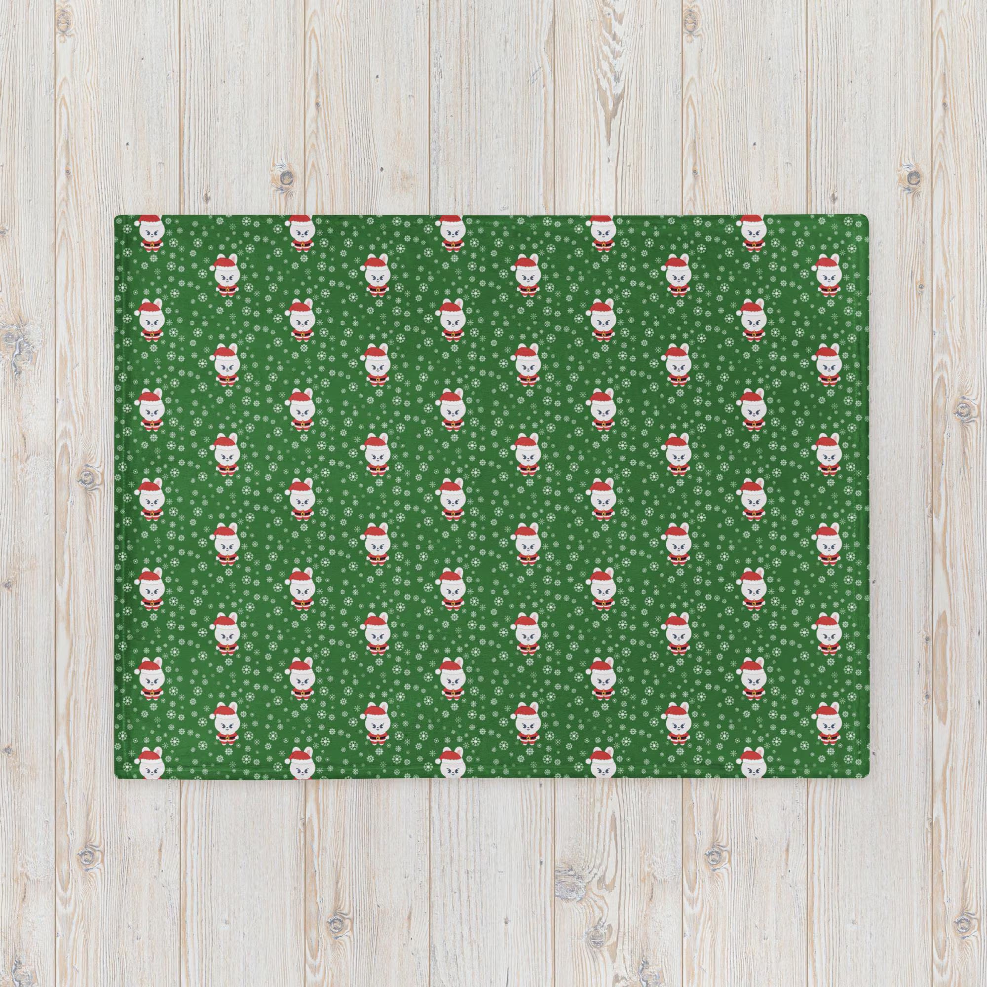 Leebit Santa Blanket – SKZOO Christmas Blanket – Cozy Holiday K-Pop Throw