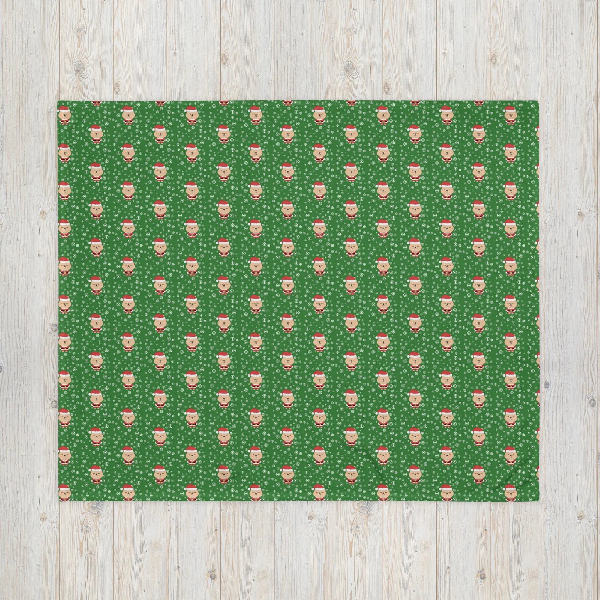 Han Quokka Santa Blanket – SKZOO Christmas Blanket – Cozy Holiday K-Pop Throw