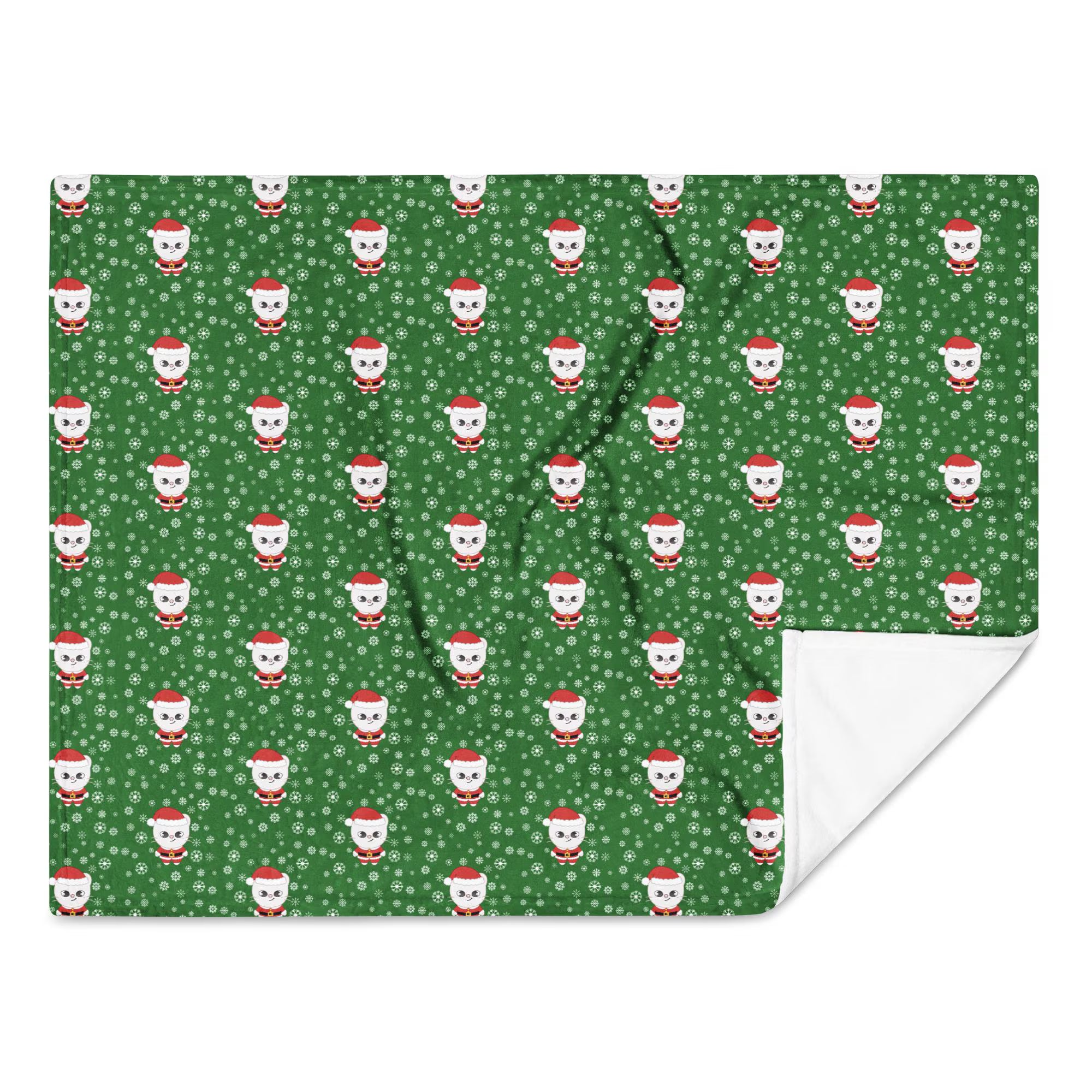 Jiniret Santa Blanket – SKZOO Christmas Blanket – Hyunjin Holiday K-Pop Throw