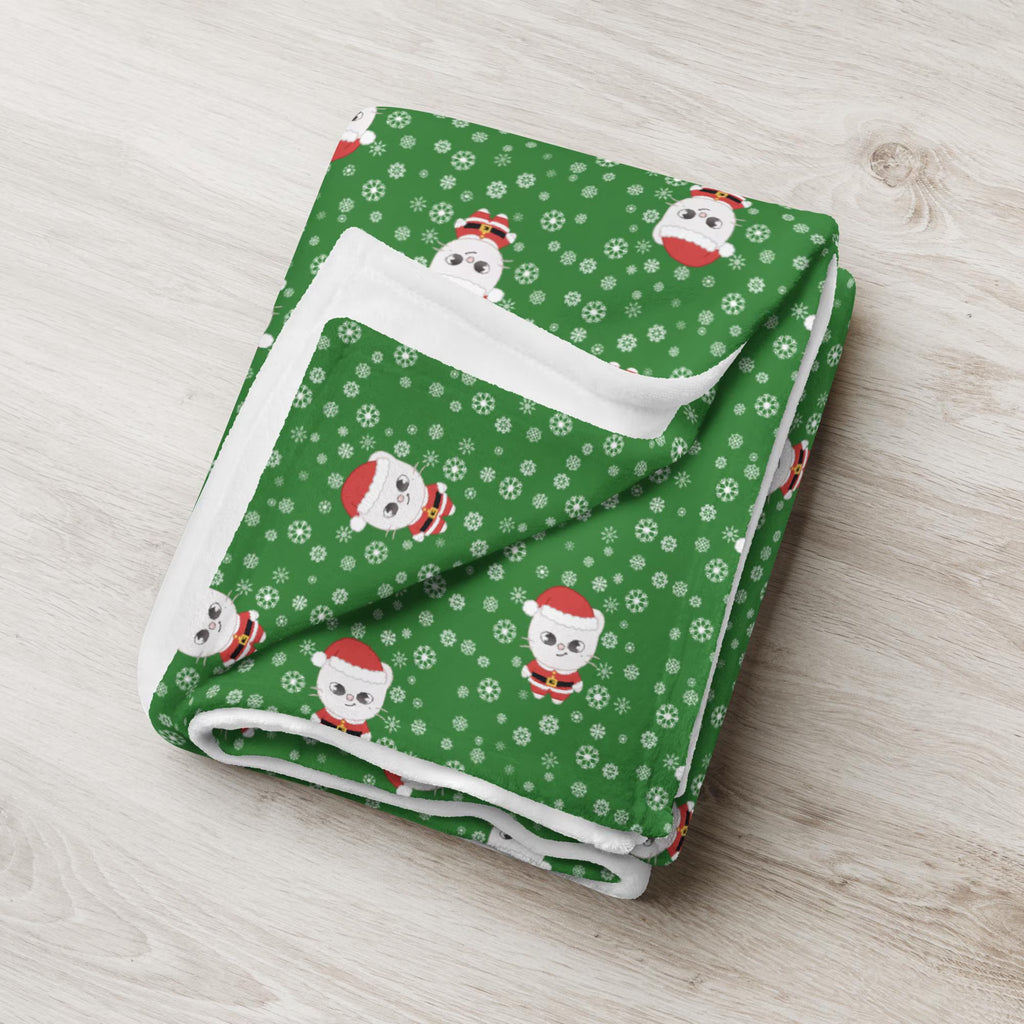 Jiniret Santa Blanket – SKZOO Christmas Blanket – Hyunjin Holiday K-Pop Throw