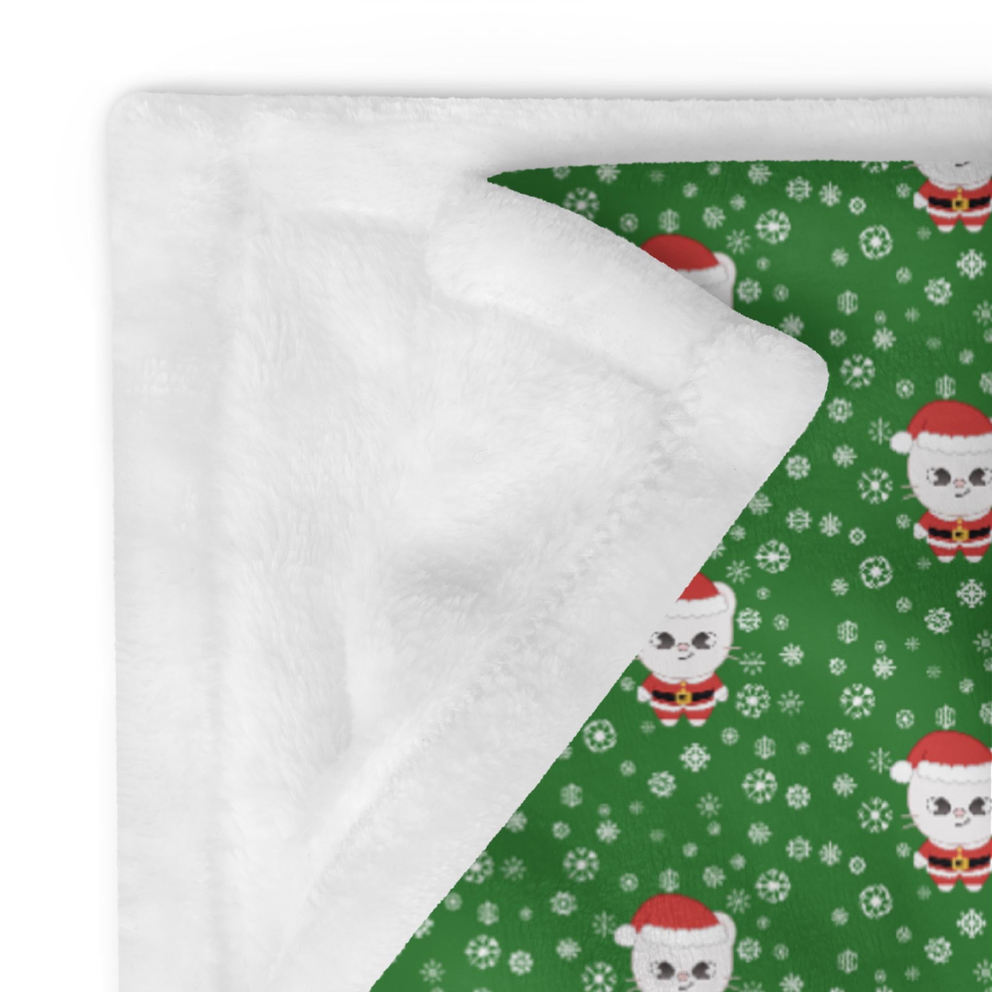 Jiniret Santa Blanket – SKZOO Christmas Blanket – Hyunjin Holiday K-Pop Throw